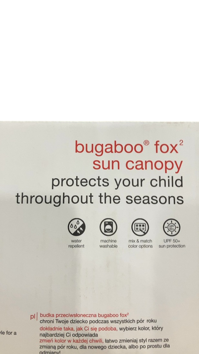 Shop Bugaboo Fox 2 Sun Canopy, Red at Goodbuygears