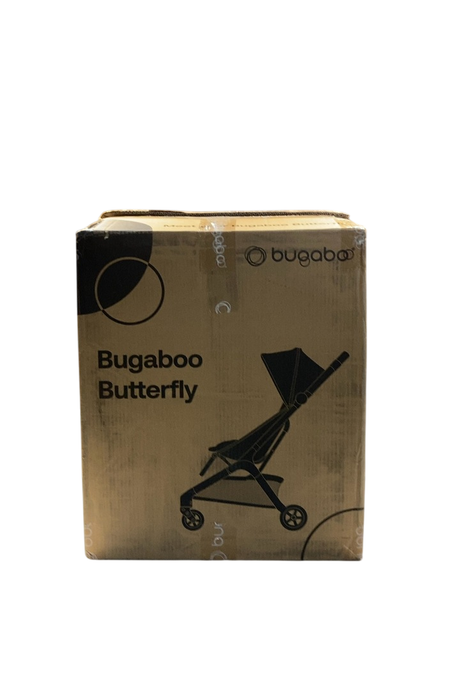 Shop Bugaboo Butterfly Stroller, 2023, Black, Midnight Black, Midnight Black at Goodbuygears