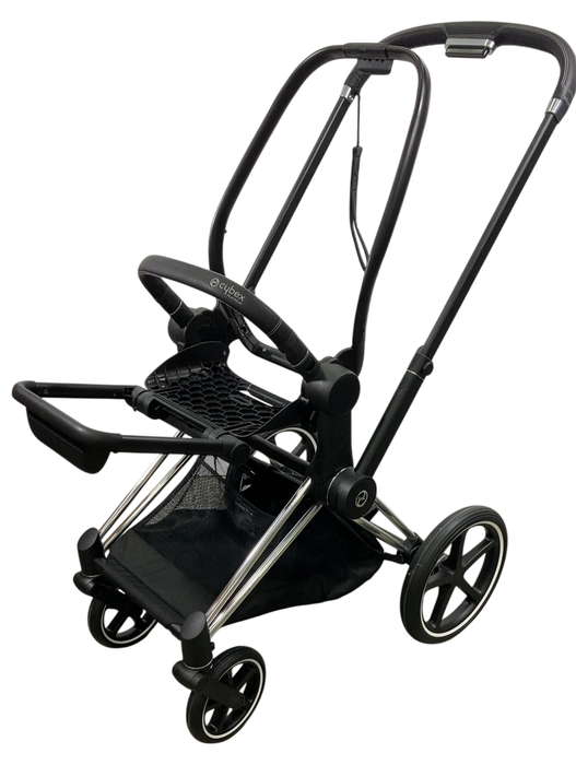 Shop Cybex PRIAM Stroller Frame And Seat, 2019, Chrome/Black at Goodbuygears