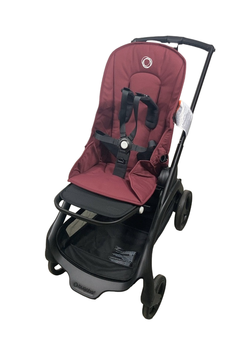 Shop Bugaboo Dragonfly Bassinet and Seat Stroller, Dark Cherry, Dark Cherry, Black, 2024 at Goodbuygears
