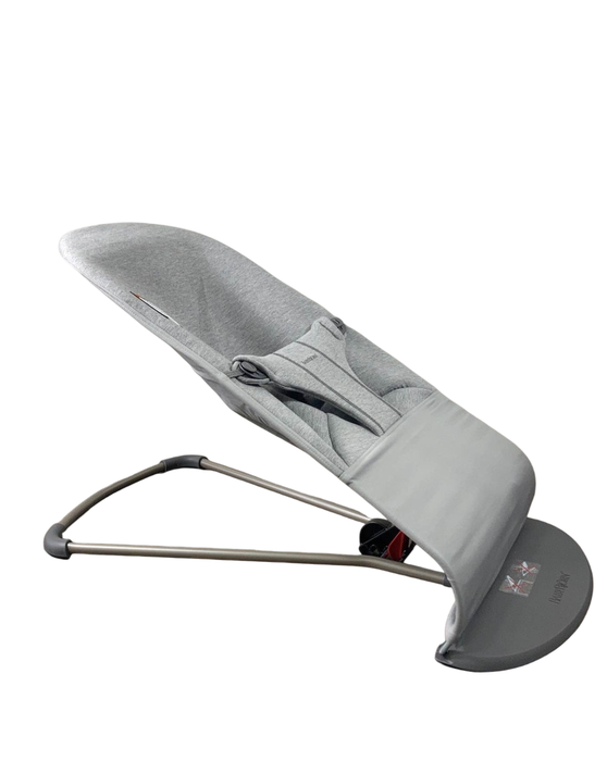 Shop BabyBjorn Bouncer Bliss, Dark Gray Frame, Light Gray 3D Jersey at Goodbuygears
