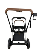 Shop Cybex PRIAM Stroller Frame And Seat, 2021, Chrome/Brown at Goodbuygears