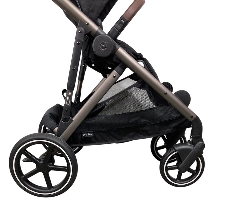Shop Cybex Gazelle S Modular Stroller, 2024, Moon Black, Taupe Frame at Goodbuygears