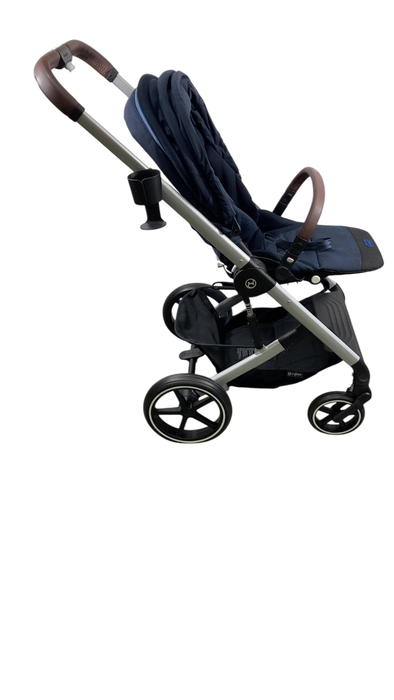Shop Cybex Balios S Lux Stroller, Silver, Ocean Blue, 2024 at Goodbuygears