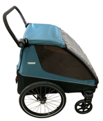 Shop Thule Courier Bike Convertible Trailer, 2022, Aegean Blue at Goodbuygears