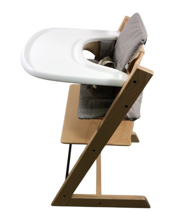 Shop Stokke Tripp Trapp Complete High Chair, Dots Grey, Natural at Goodbuygears