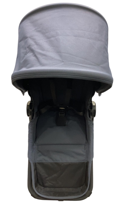 Shop Bugaboo Donkey 5 Duo Extension Set, 2024, Black Frame, Stormy Blue, Stormy Blue, with Canopy at Goodbuygears
