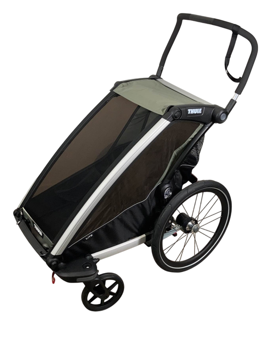 Shop Thule Chariot Lite Bike Trailer Stroller 1 Seat, 2021, Agave at Goodbuygears