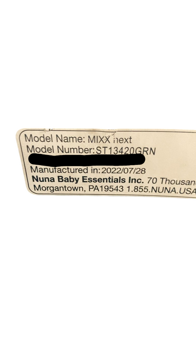 Shop Nuna MIXX Next Stroller, 2022, Granite at Goodbuygears