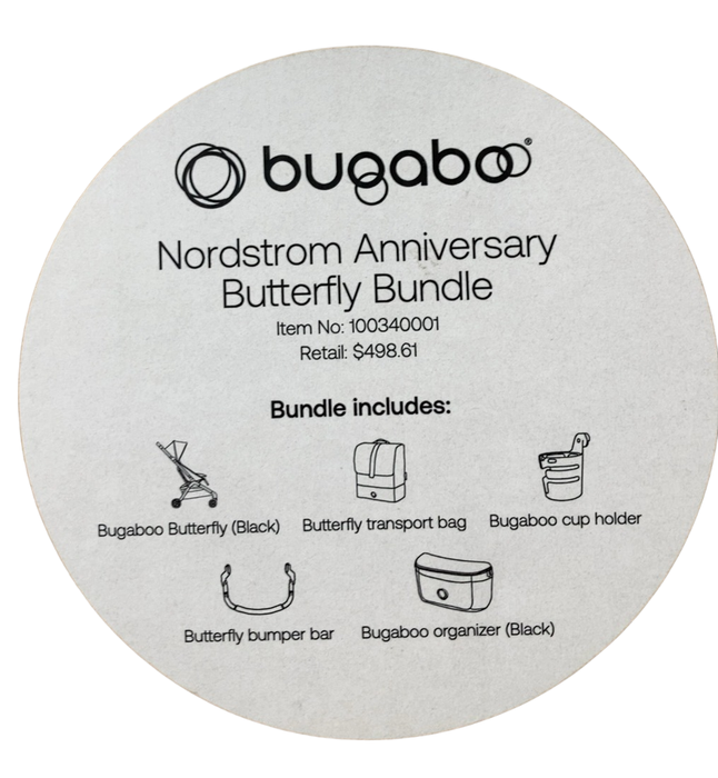 Shop Bugaboo Butterfly Stroller, 2024,  Midnight Black at Goodbuygears