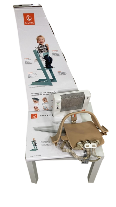 Shop Stokke Tripp Trapp Complete High Chair, Natural, Dots Grey, 2 at Goodbuygears