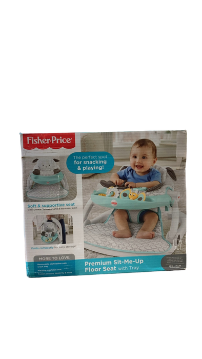 Shop Fisher Price Premium Sit-Me-Up Floor Seat with Toy Tray, Lamb at Goodbuygears