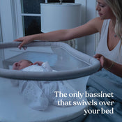 Shop Halo Bassinest Soothing Swivel Sleeper 3.0 Bassinet, Grey at Goodbuygears
