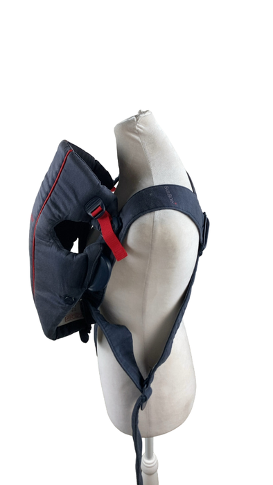 Shop BabyBjorn Baby Carrier Mini, Dove Blue 3D Jersey, Navy Blue & Red at Goodbuygears