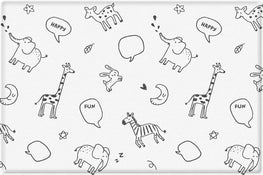 Shop Parklon PureSoft Play Mat, Animal Talk + Zig Zag, Large (82.7" x 55.1") at Goodbuygears