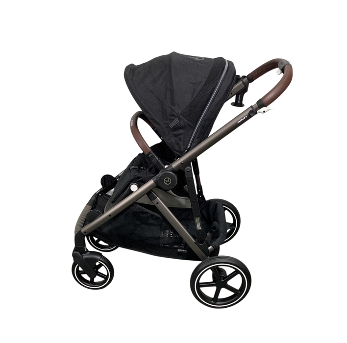 Shop Cybex Gazelle S Modular Stroller, 2024, Moon Black, Taupe Frame at Goodbuygears