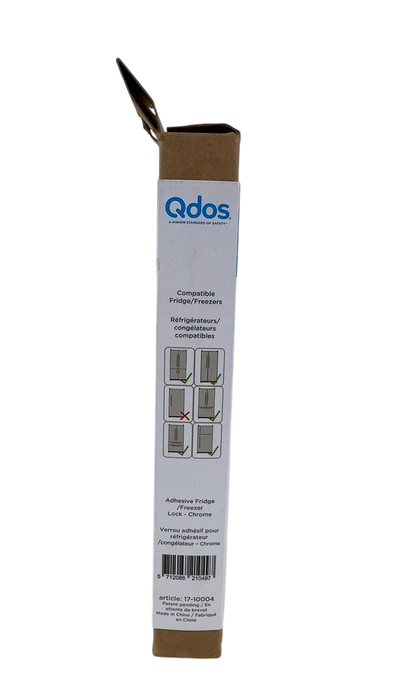 Shop Qdos Safety Adhesive Fridge/Freezer Lock, Chrome at Goodbuygears