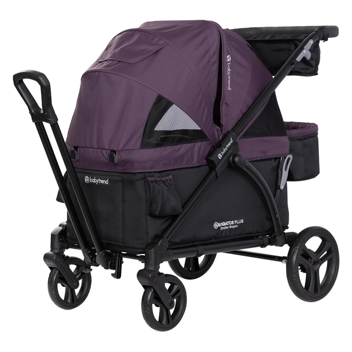 Baby Trend Navigator 2-in-1 Stroller Wagon, Plus, 2024, Dash Plum