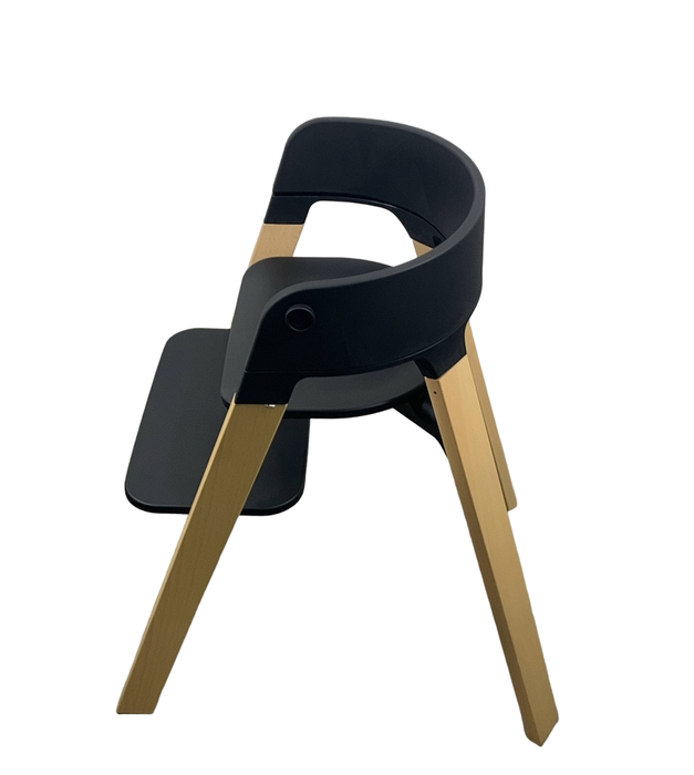 Shop Stokke Steps Chair, Black/Natural at Goodbuygears