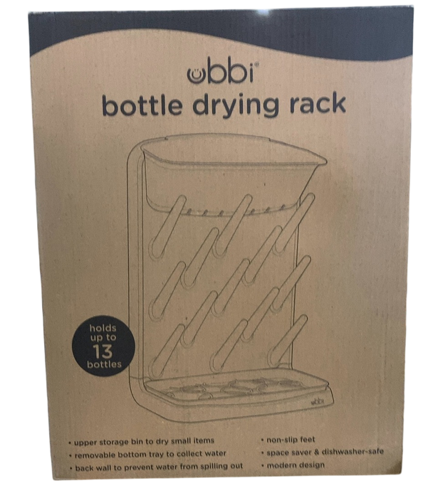 Shop Ubbi Vertical Bottle Drying Rack, Taupe at Goodbuygears