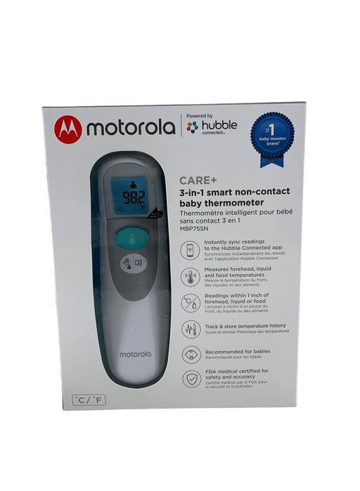 Shop Motorola Care+ 3-in-1 No Touch Digital Thermometer at Goodbuygears