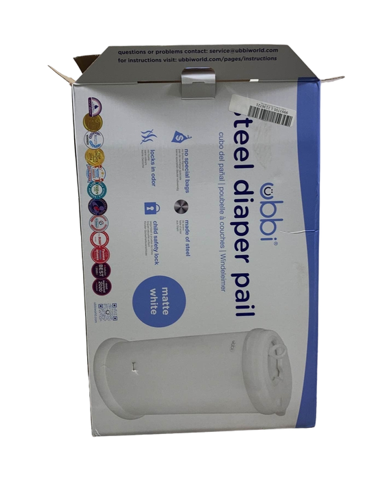 Shop Ubbi Diaper Pail, Matte White at Goodbuygears