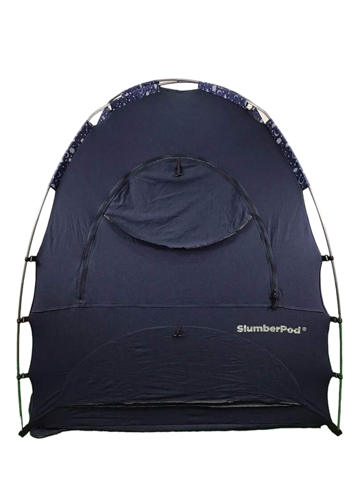 Shop SlumberPod 3.0 Sleep Canopy with Fan, Navy with Night Sky Accents at Goodbuygears
