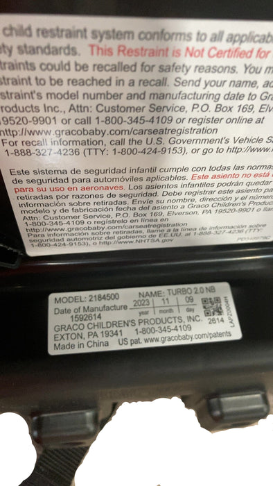 Shop Graco TurboBooster 2.0 Backless Booster Car Seat, 2023, Denton at Goodbuygears