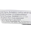 secondhand Bugaboo Turtle Air By Nuna Car Seat, Grey Melange, 2021