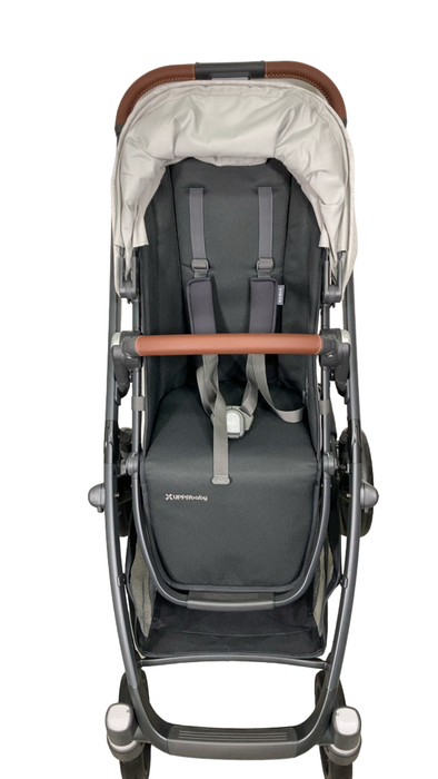 Shop UPPAbaby VISTA V2 Stroller, 2023, Anthony (White & Grey Chenille) at Goodbuygears