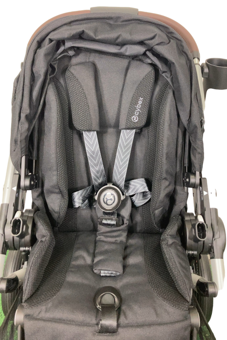 Shop Cybex e-Gazelle S Stroller, 2024, Black, Moon Black at Goodbuygears