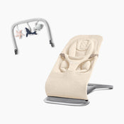 Shop Ergobaby Evolve Bouncer & Toy Bar Bundle, Cream at Goodbuygears