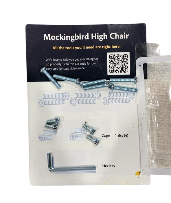 Shop Mockingbird High Chair, 2.0, Natural Beech, White HIDDEN 9.25 JL at Goodbuygears