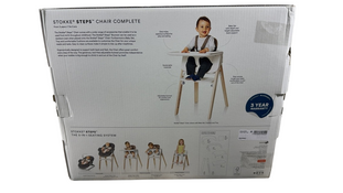Shop Stokke Steps Chair, Black/Natural at Goodbuygears
