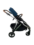 Shop Mockingbird Single to Double 2.0 Stroller, 2024, Sea, Silver With Penny Leather, Windowpane at Goodbuygears