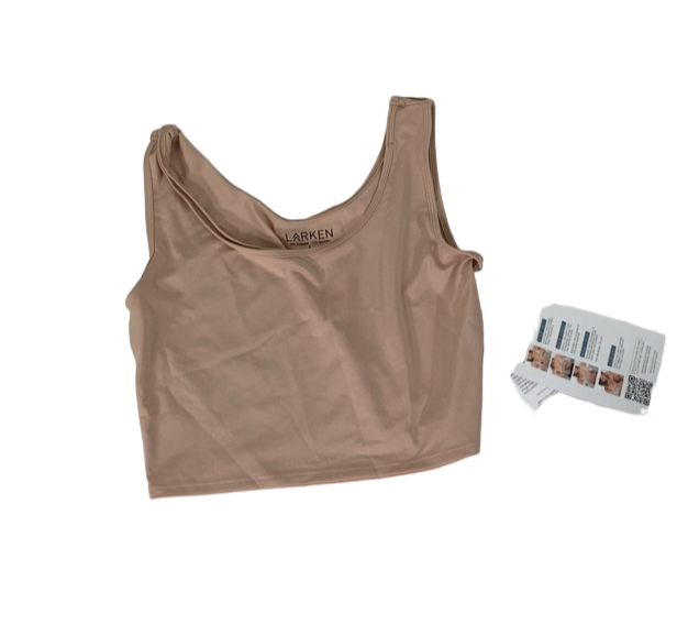 Shop Larken The Larken X Nursing Bra, L, Sand at Goodbuygears