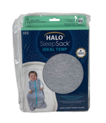 Shop Halo Ideal Temp Swaddle, Grey/Aqua, Newborn at Goodbuygears