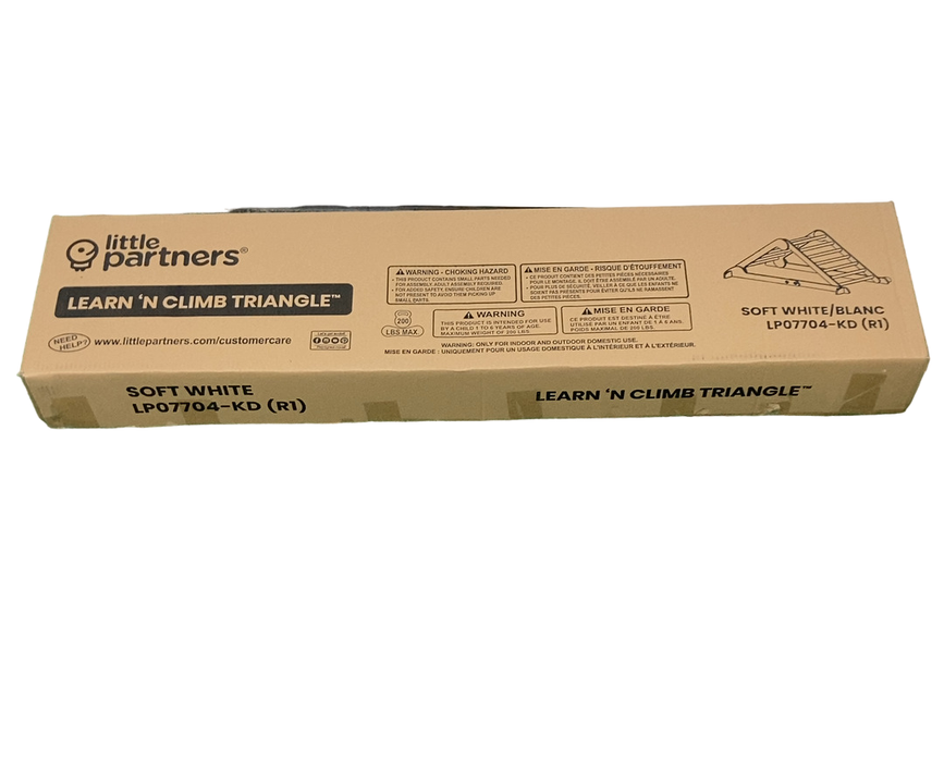 Shop Little Partners Learn 'N Climb Triangle, Soft White at Goodbuygears