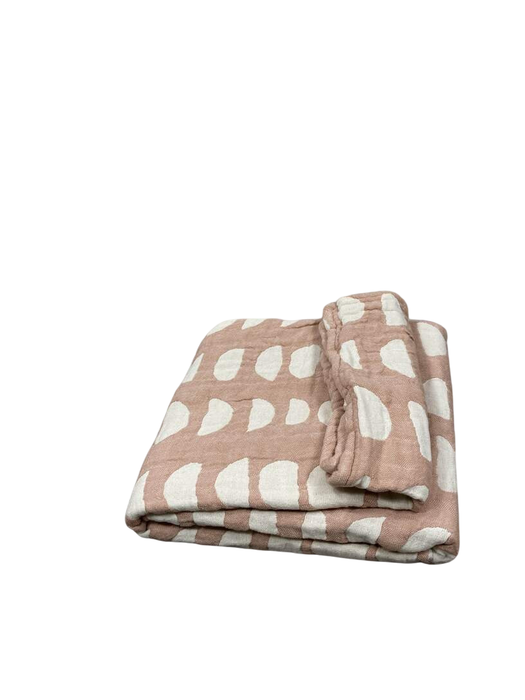 Shop Crane Baby Cotton Muslin Jacquard Blanket, Copper Moon at Goodbuygears