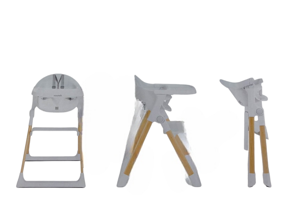 Shop Munchkin Float Foldable High Chair, White at Goodbuygears