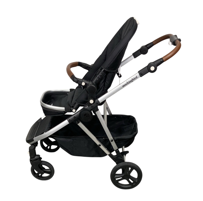 Shop Mockingbird Single to Double 2.0 Stroller, 2024, No Canopy, No Canopy, Silver With Penny Leather at Goodbuygears