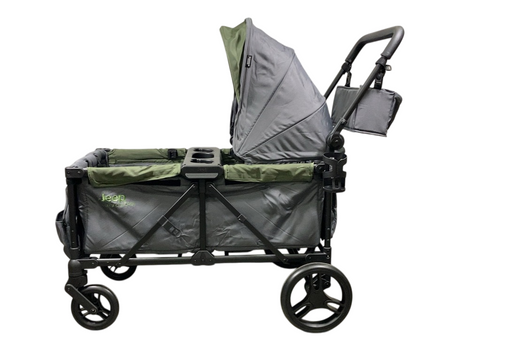 Shop Delta Children Jeep Sport All-Terrain Stroller Wagon, Grey with Olive Green at Goodbuygears
