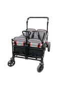 Shop Wonderfold X4 Push & Pull Quad Stroller, 2021, Black/Red/Grey at Goodbuygears