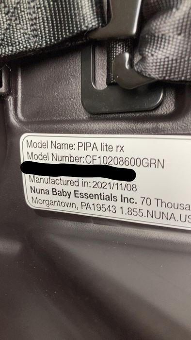 Shop Nuna Pipa Lite RX And Pipa Relx Base, 2021, Granite at Goodbuygears