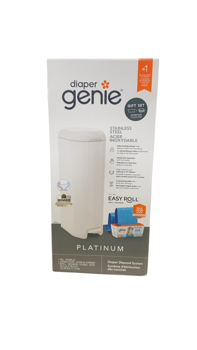 Shop Diaper Genie Platinum Pail Gift Set, Lily White HIDDEN CK DT REQ 9.19 JL at Goodbuygears