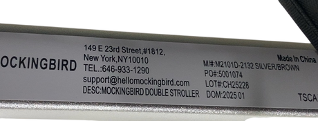 Shop Mockingbird Single to Double 2.0 Stroller, Black, Watercolor Drops, Silver With Penny Leather, 2025 at Goodbuygears