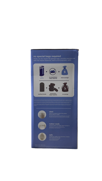 Shop Ubbi Diaper Pail, Cloudy Blue at Goodbuygears