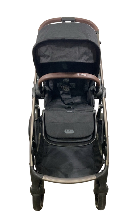 Shop Cybex Gazelle S Modular Stroller, 2024, Moon Black, Taupe Frame at Goodbuygears