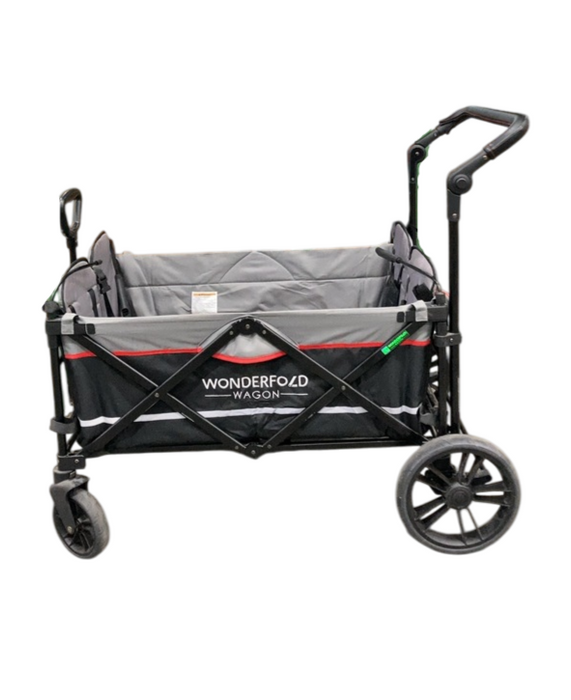 Shop Wonderfold X4 Push & Pull Quad Stroller, 2021, Black/Red/Grey at Goodbuygears
