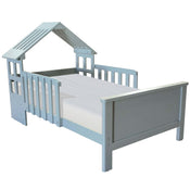Shop Little Partners Lil' House Toddler Bed, Silver Drop at Goodbuygears